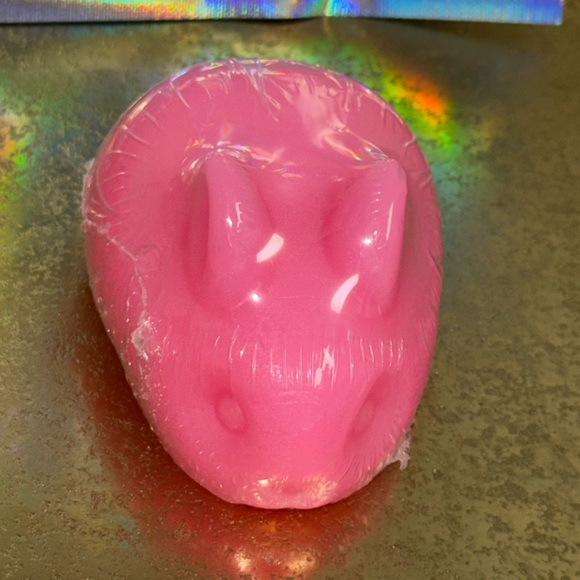 Handcrafted GoatMilk Strawberry Pink Bunny Soap - Picture 2 of 4